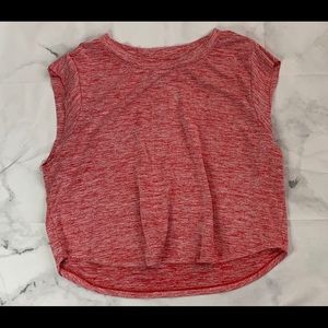 Red Born Primitive Cropped Tee